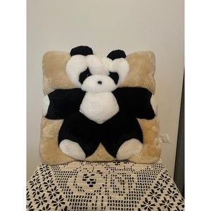 Vintage Panda Pillow